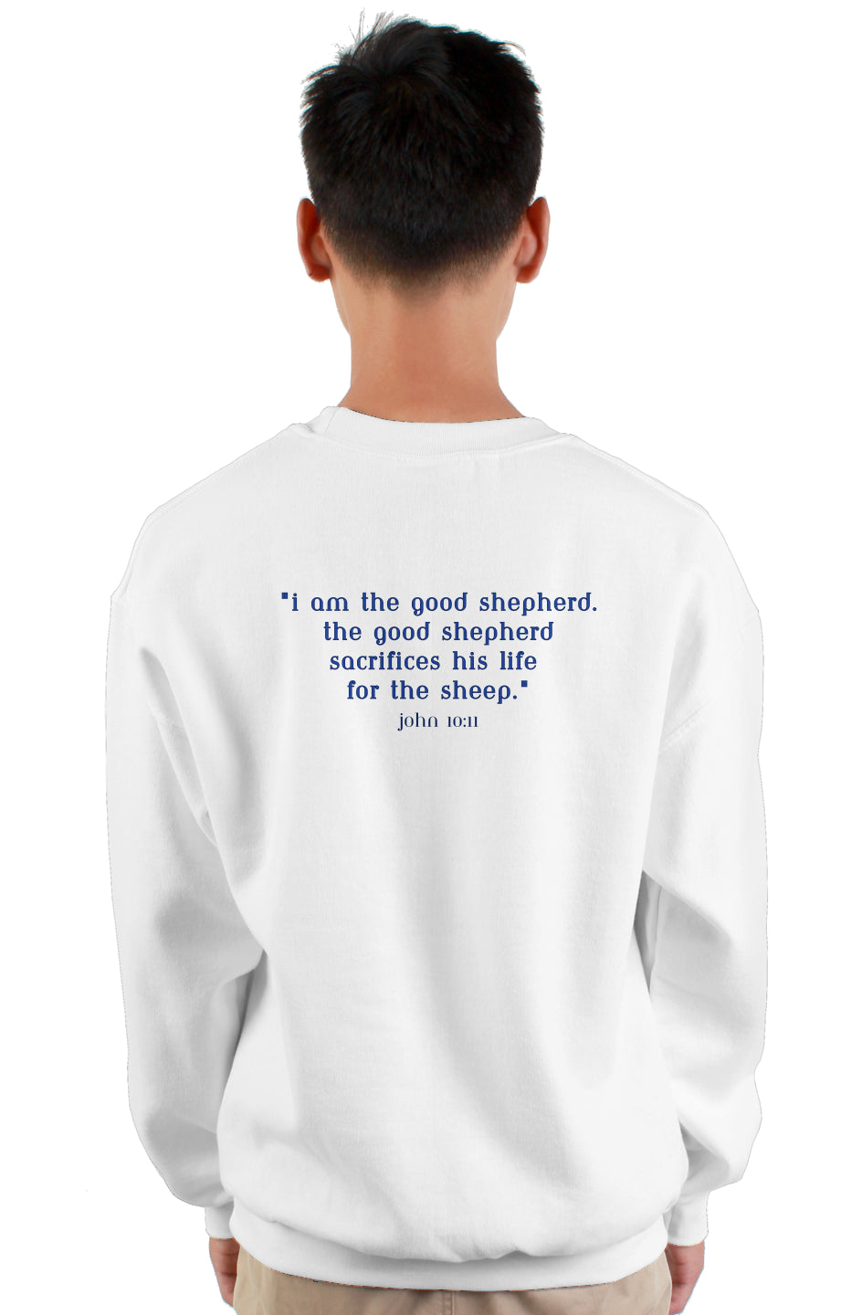 Good Shepherd, Blue Sheep Sweatshirt